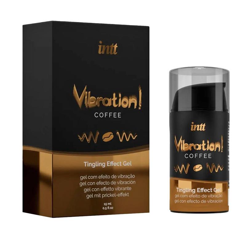 intt Vibration! Tingling effect gel - Coffee flavor 15 ml