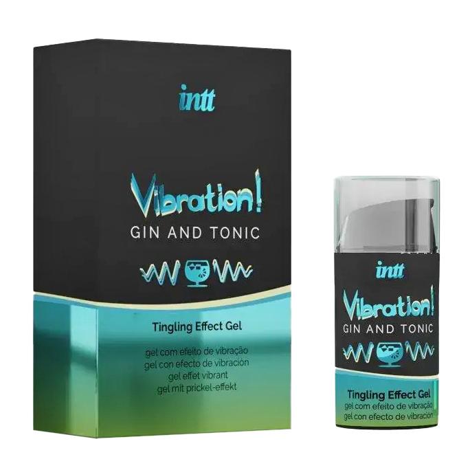 intt Vibration! Tingling effect gel - Gin and tonic 15 ml