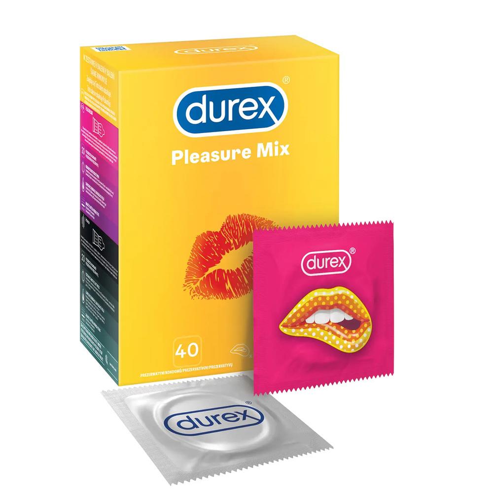 DUREX Pleasure MIX kondómy 40 ks DUREX Pleasure MIX kondómy 40 ks