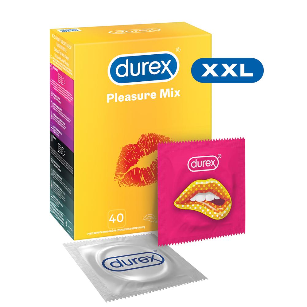 DUREX Pleasure MIX kondómy 40 ks