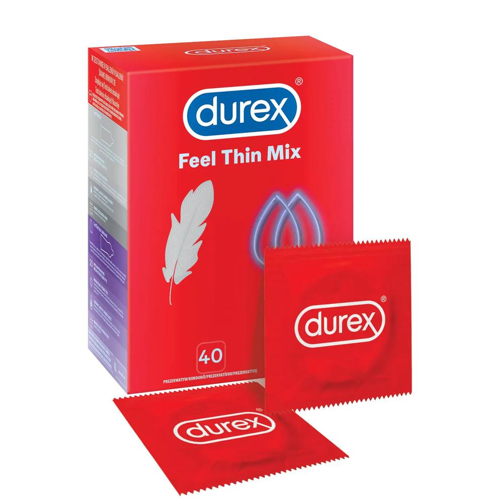 E-shop DUREX Feel Thin MIX kondómy 40 ks
