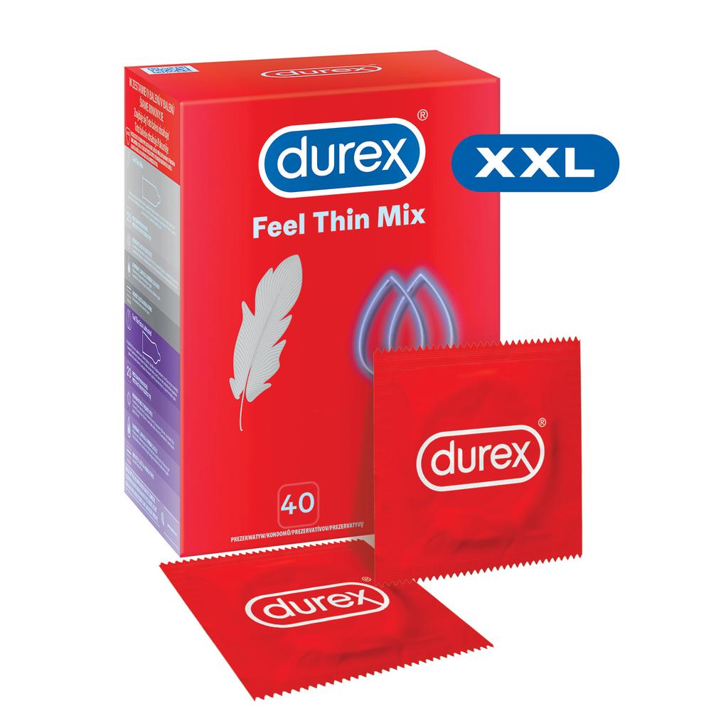 DUREX Feel Thin MIX kondómy 40 ks