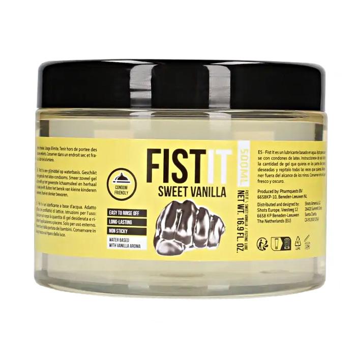 Fist-it! Extra Thick Lubrikačný gél Vanilla 500 ml