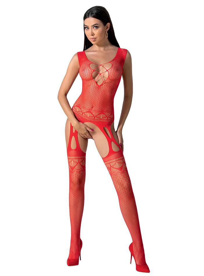 Passion bodystoking BS099 červený