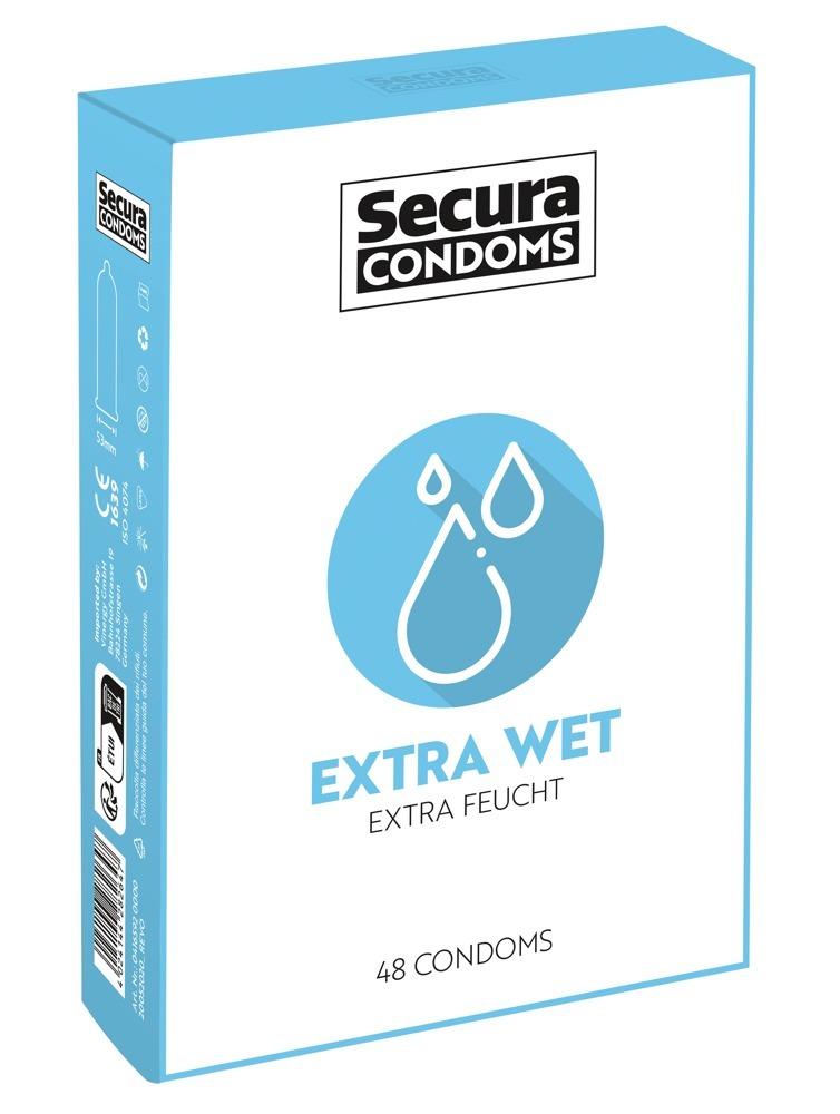 Secura kondómy Extra Wet 48 ks Secura kondómy Extra Wet 48 ks