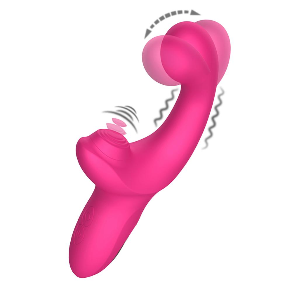 BASIC X Stunner vibrátor na bod G a klitoris ružový