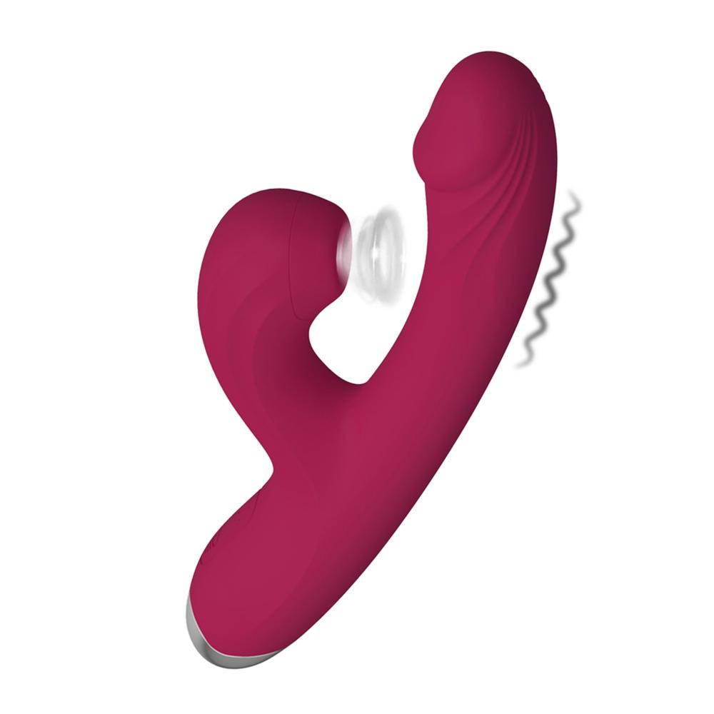 BASIC X vibrátor rabbit s podlakovým stimulátorom klitorisu ružový