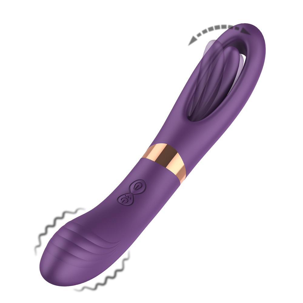 BASIC X Lisa obojstranný vibrátor fialový