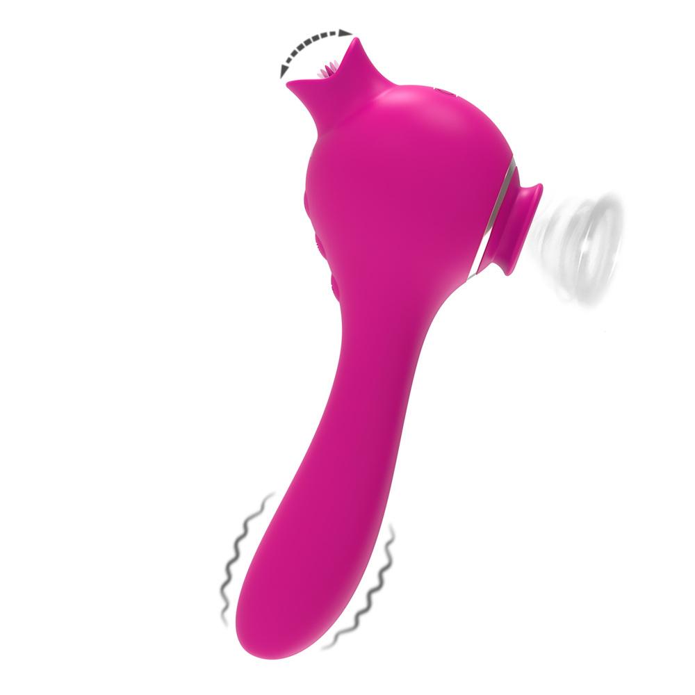 E-shop Romant Tern podtlakový stimulátor klitorisu 3v1 ružový