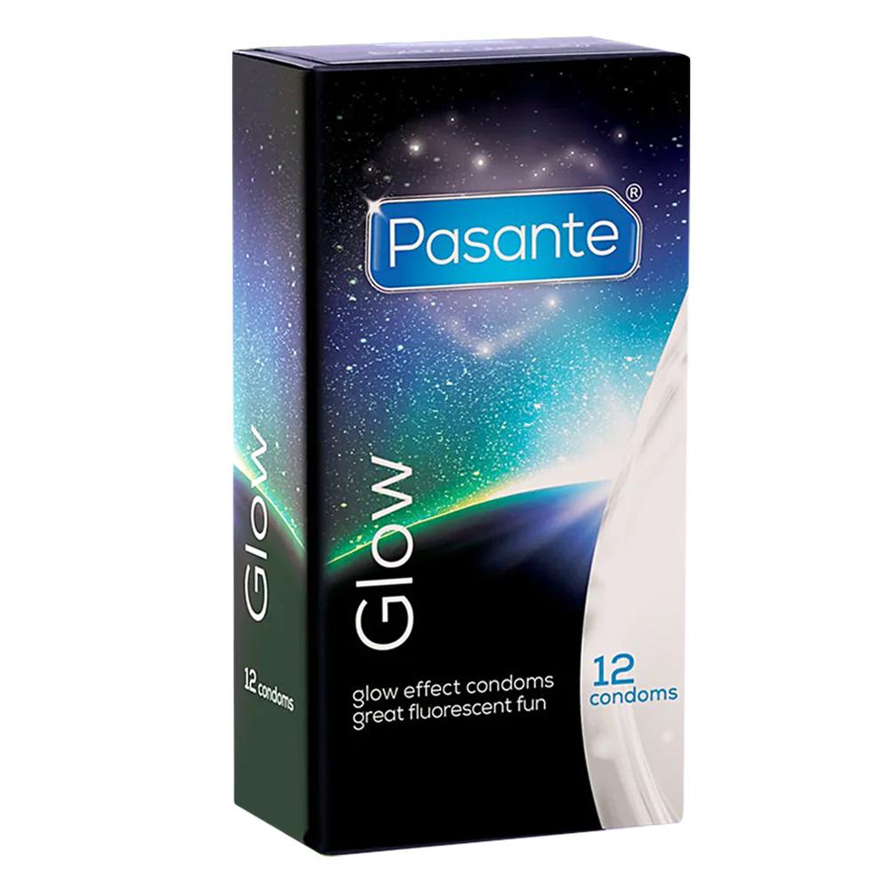 Pasante kondómy Glow 12 ks