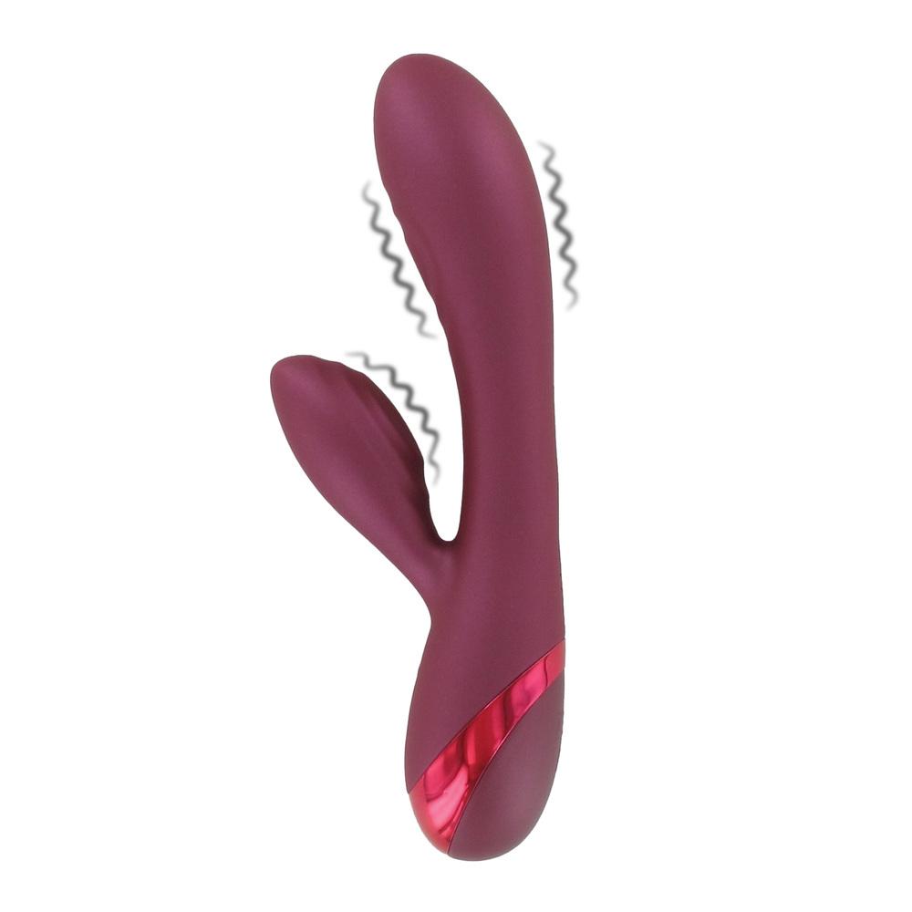 BASIC X Hayden rabbit vibrátor červený