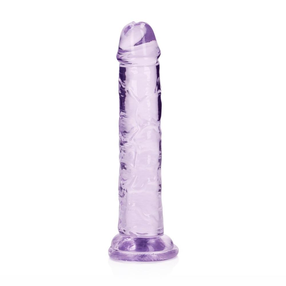 Realrock Realistické dildo s prísavkou 15,5 cm - fialové