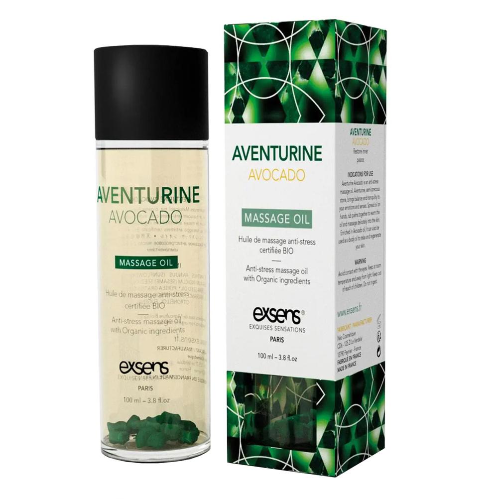 exsens Organic masážny olej - Aventurine avocado 100 ml