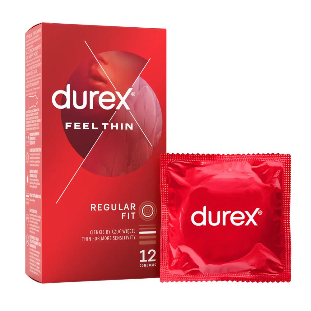 DUREX Feel Thin Regular fit kondómy 12 ks