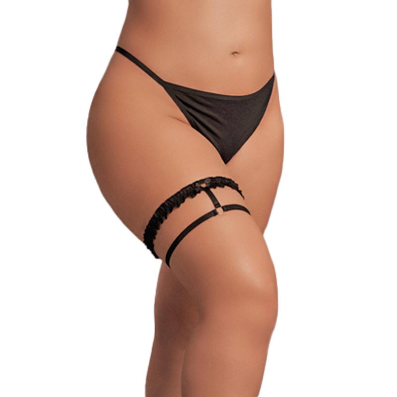 Le Désir Celeste Dvojitý podväzok - Plus Size