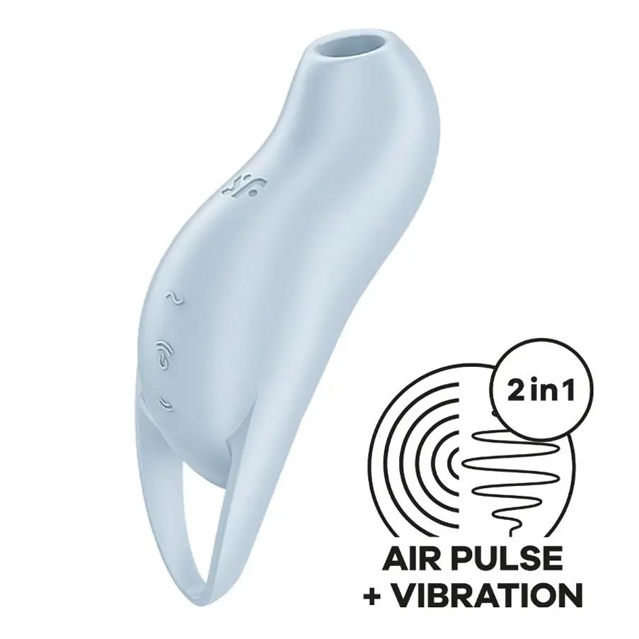 Satisfyer Pocket Pro 1 stimulátor na klitoris - modrý