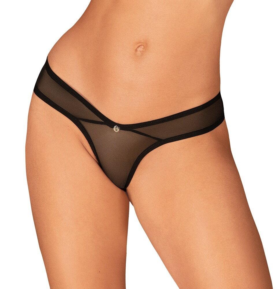 Obsessive Glandez Thong Black