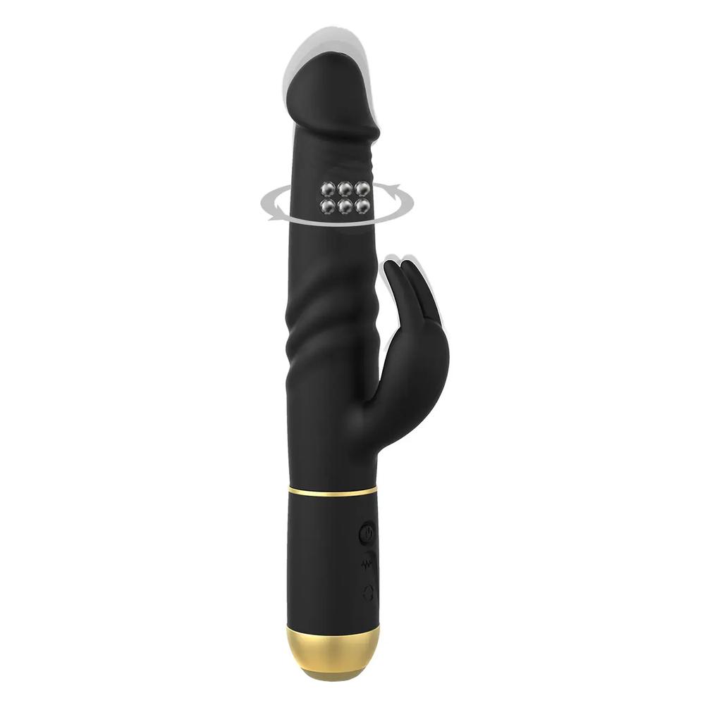 DORCEL Furious rabbit 2.0 vibrátor - čierny