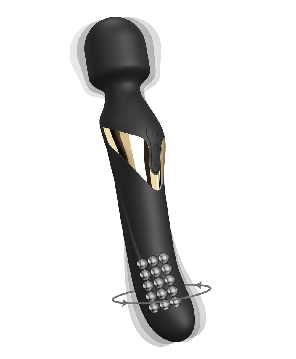 DORCEL Dual orgasms masážna hlavica 2v1 - čierna