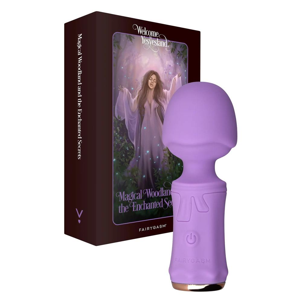 FairyGasm SecretFuntasy masážna hlavica - fialová