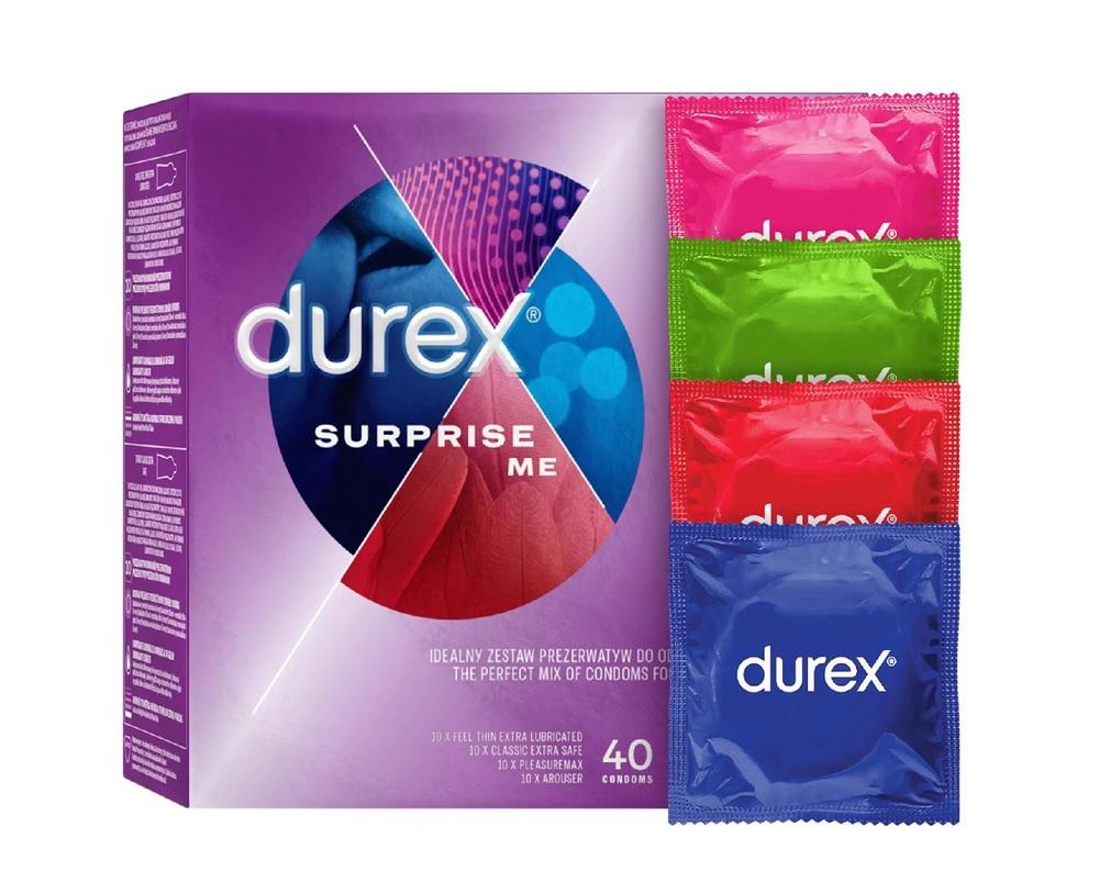Durex kondómy Surprise Me 40 ks Durex kondómy Surprise Me 40 ks