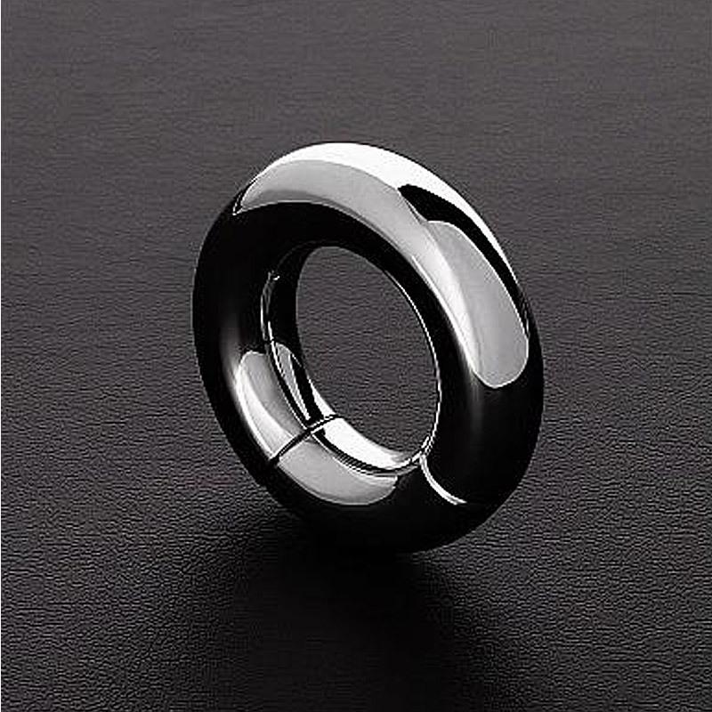 Magnetický erekčný krúžok Slave4master 36 mm, oceľový erekčný krúžok a naťahovač semenníkov