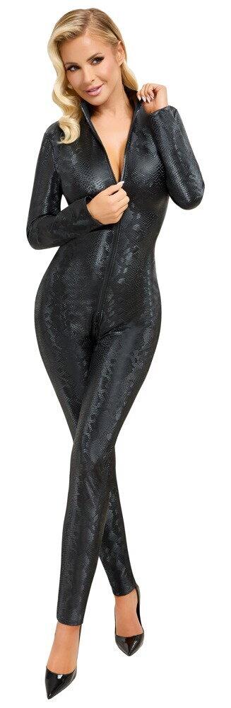 Cottelli Snakeskin Jumpsuit 2730740 Black