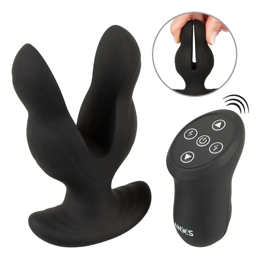 ANOS RC Power rozťahovací análny kolík s elektrostimuláciou