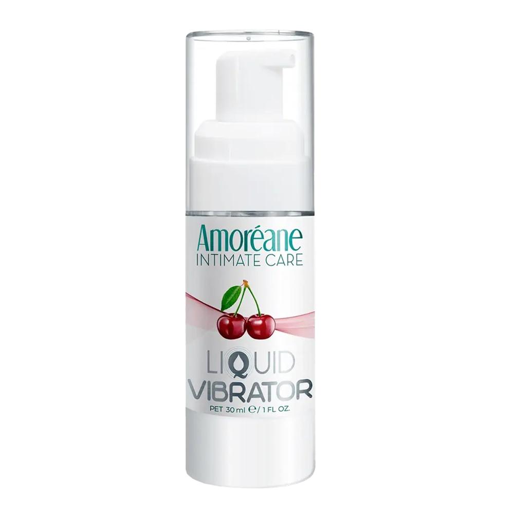 Amoréane tekutý vibrátor Cherry 30 ml