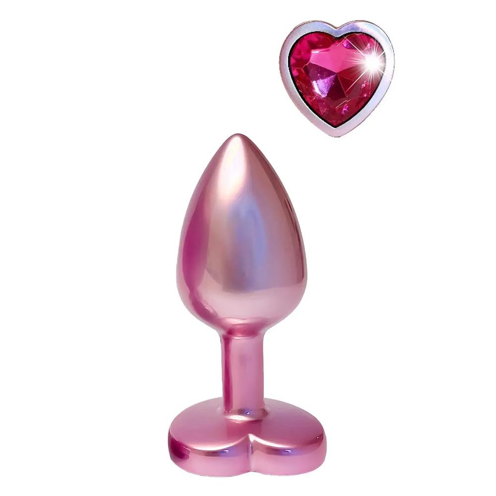 Dream Toys Gleaming Love Plug Matte Pink Small