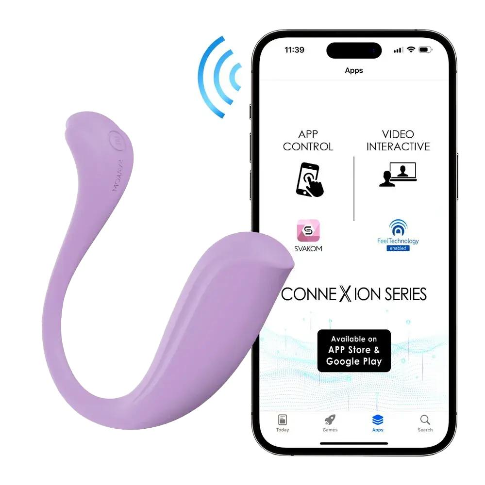 Svakom Phoenix Neo 2 vibračné vajíčko - fialové