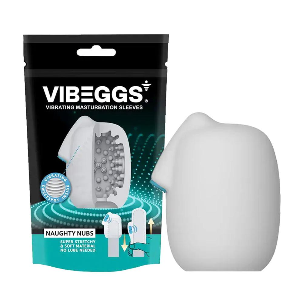 VIBEGGS Naughty Nubs vibračný masturbátor