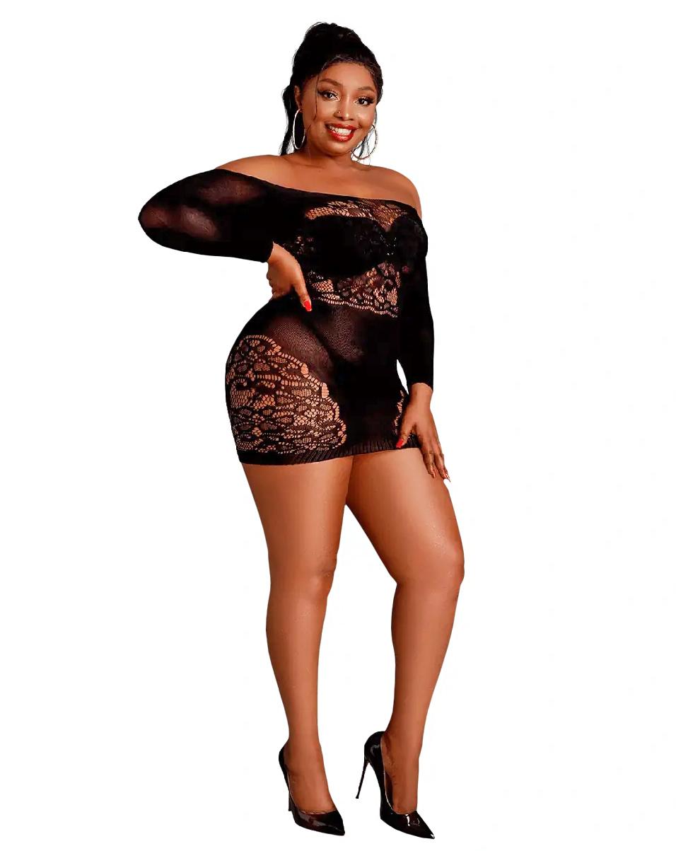 Moonlight Lingerie Plus Model 07 minišaty