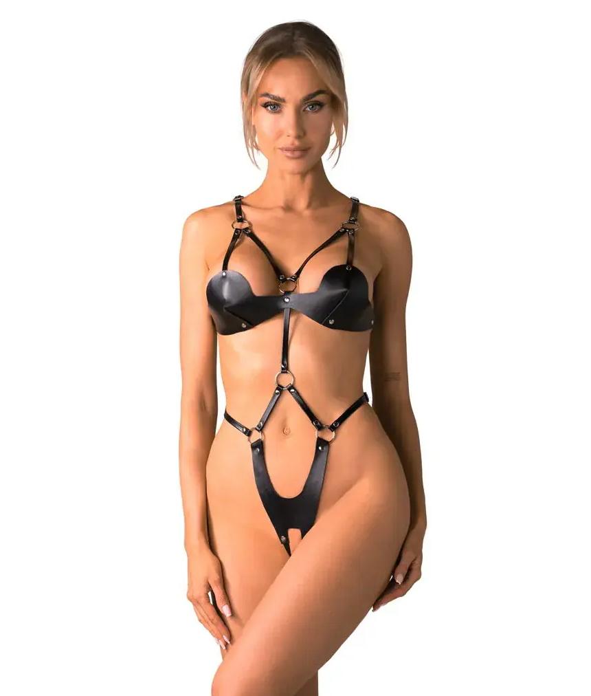 Obsessive Dame Controle body - čierne