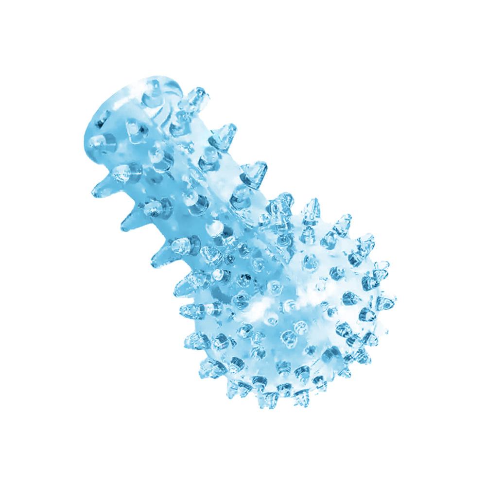 BASIC X TouchMe - stimulačný návlek na prst a vibrátor modrý