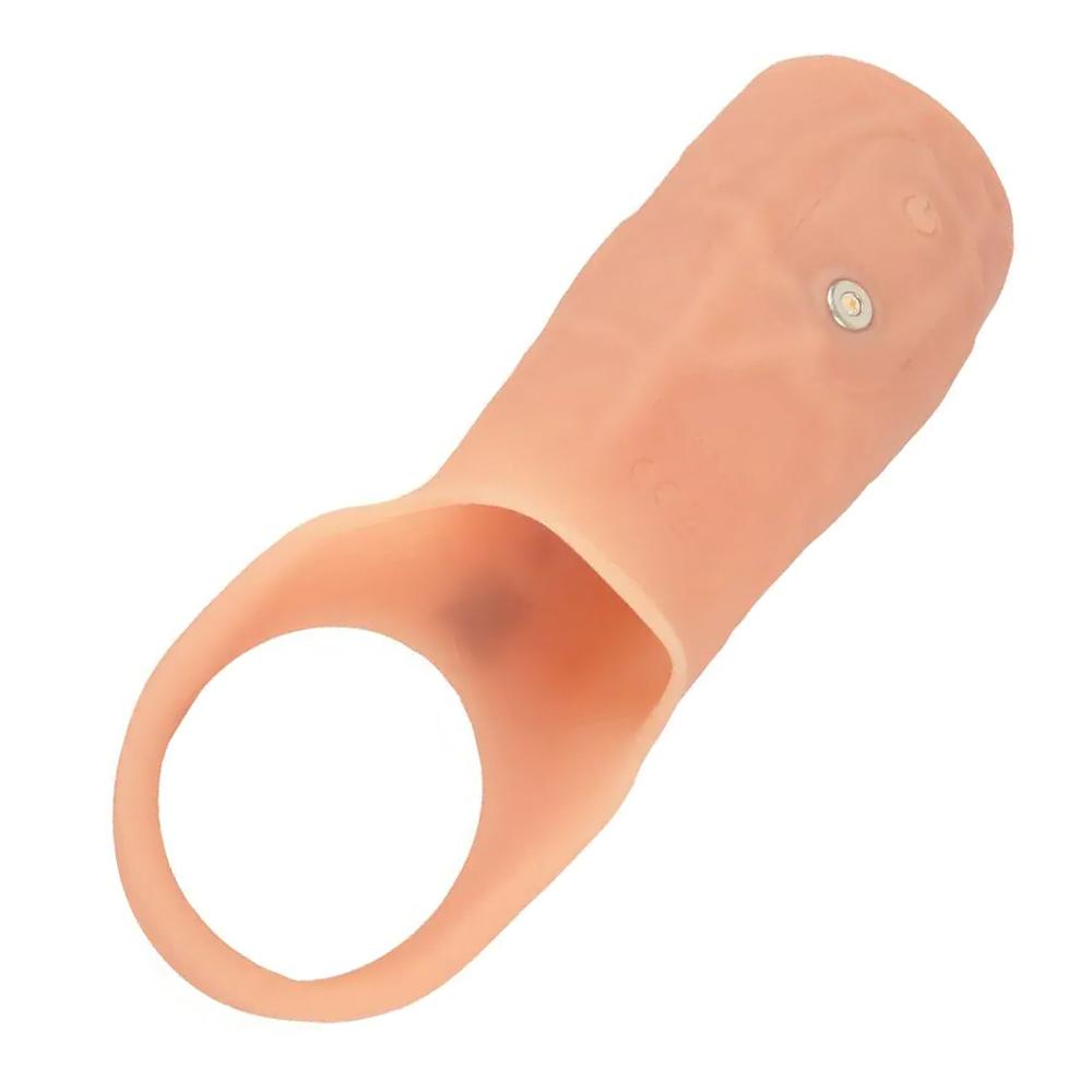 RealistiXXX RealSleeve vibračný návlek na penis otvorený