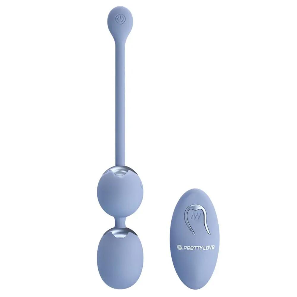 Pretty Love Willie vibračné venušine guličky - modré