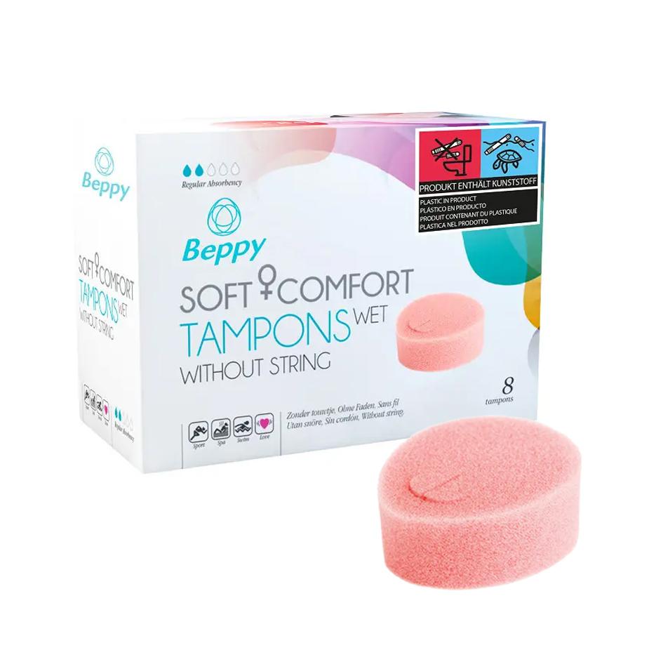 Beppy Wet anatomický penový tampón 8 ks