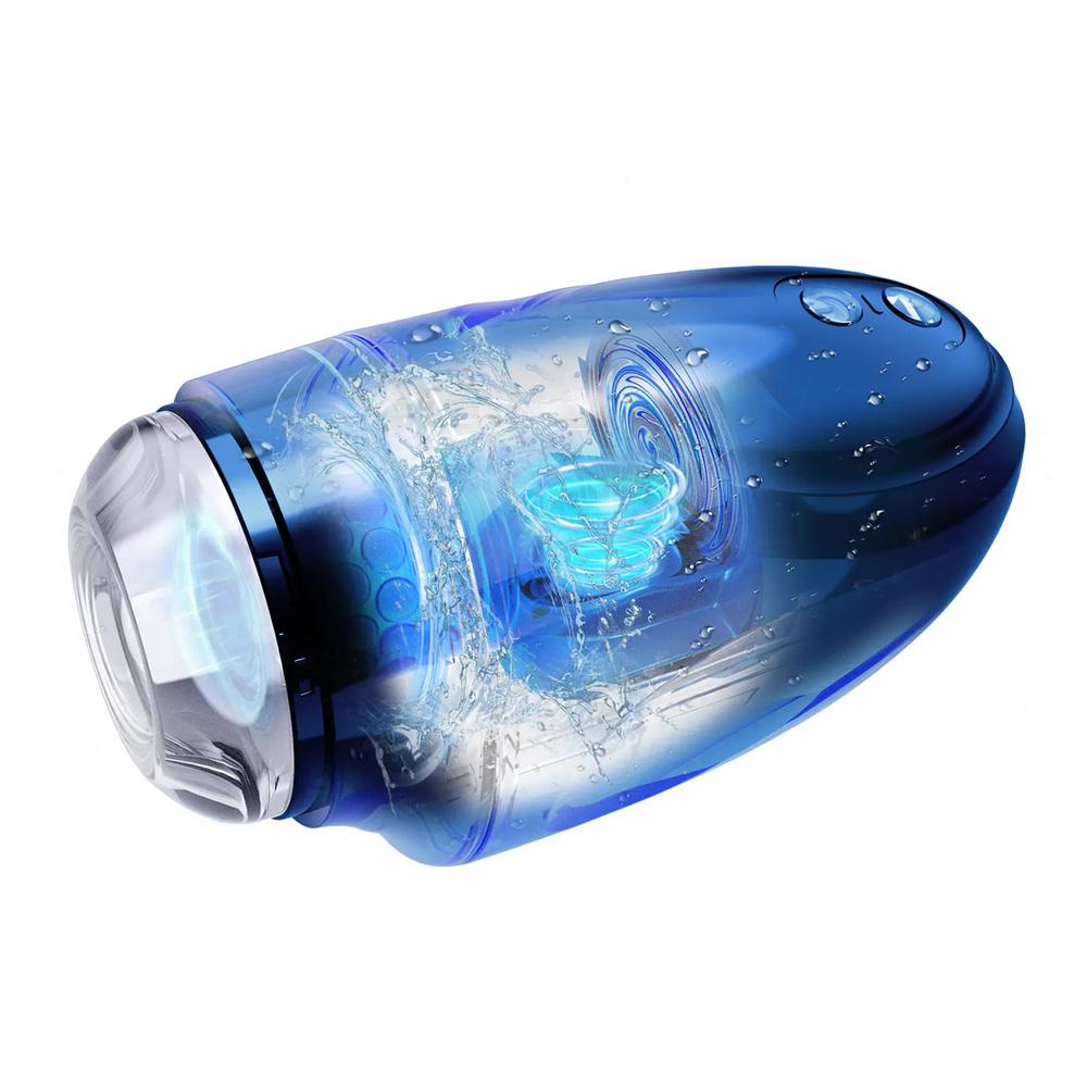 Hidden Desire Fusion X Aqua Bubble Masturbator Blue