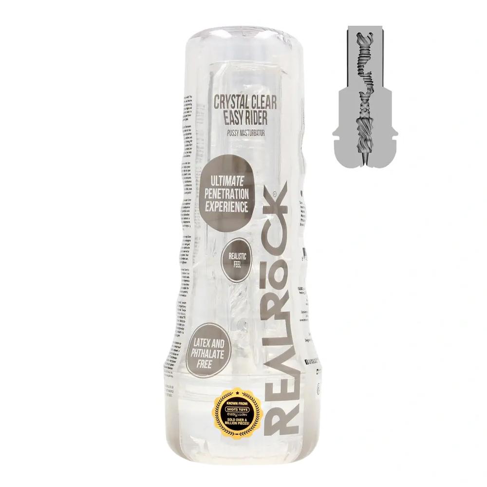 RealRock Easy Rider Pussy masturbátor - transparentný