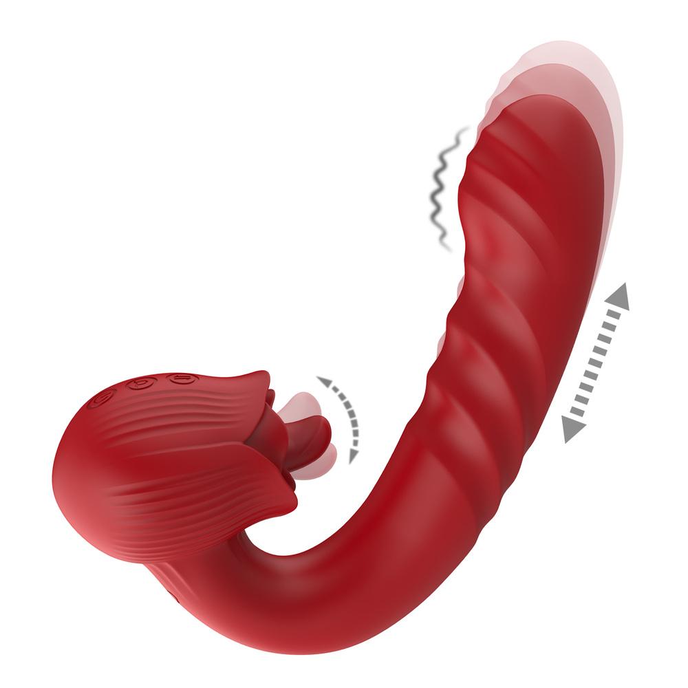 BASIC X Roses multifunkčný vibrátor