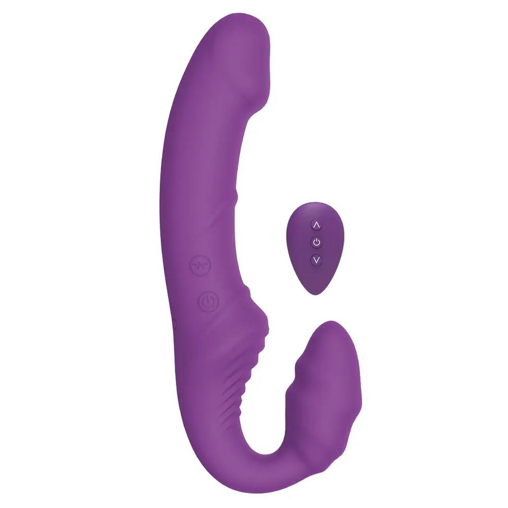 Designer Edition Nymphea vibračný Strap-On - fialový