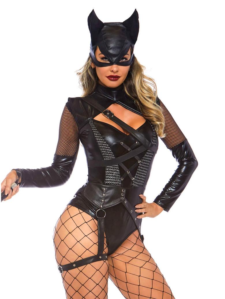 Leg Avenue Villainess Vixen čierny