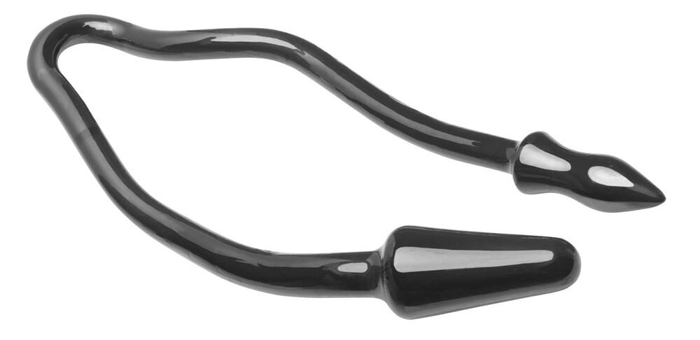 XX-DreamsToys Devil's Tail análny kolík s chvostom - čierny