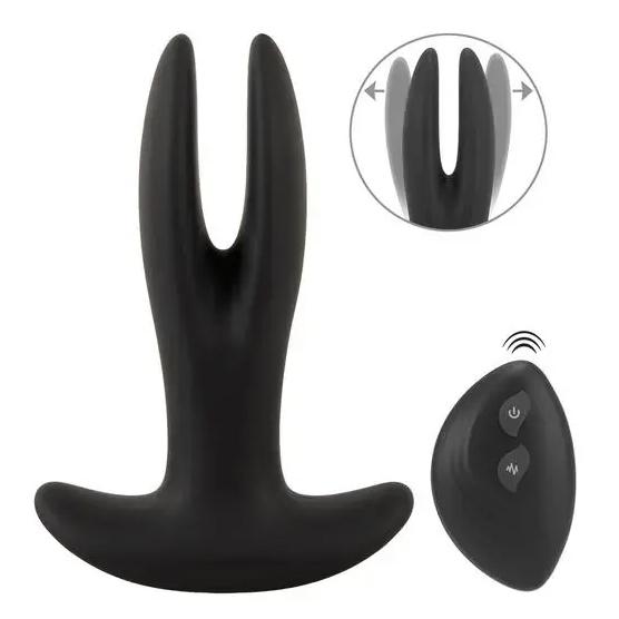ANOS RC vibračný análny kolík - čierny