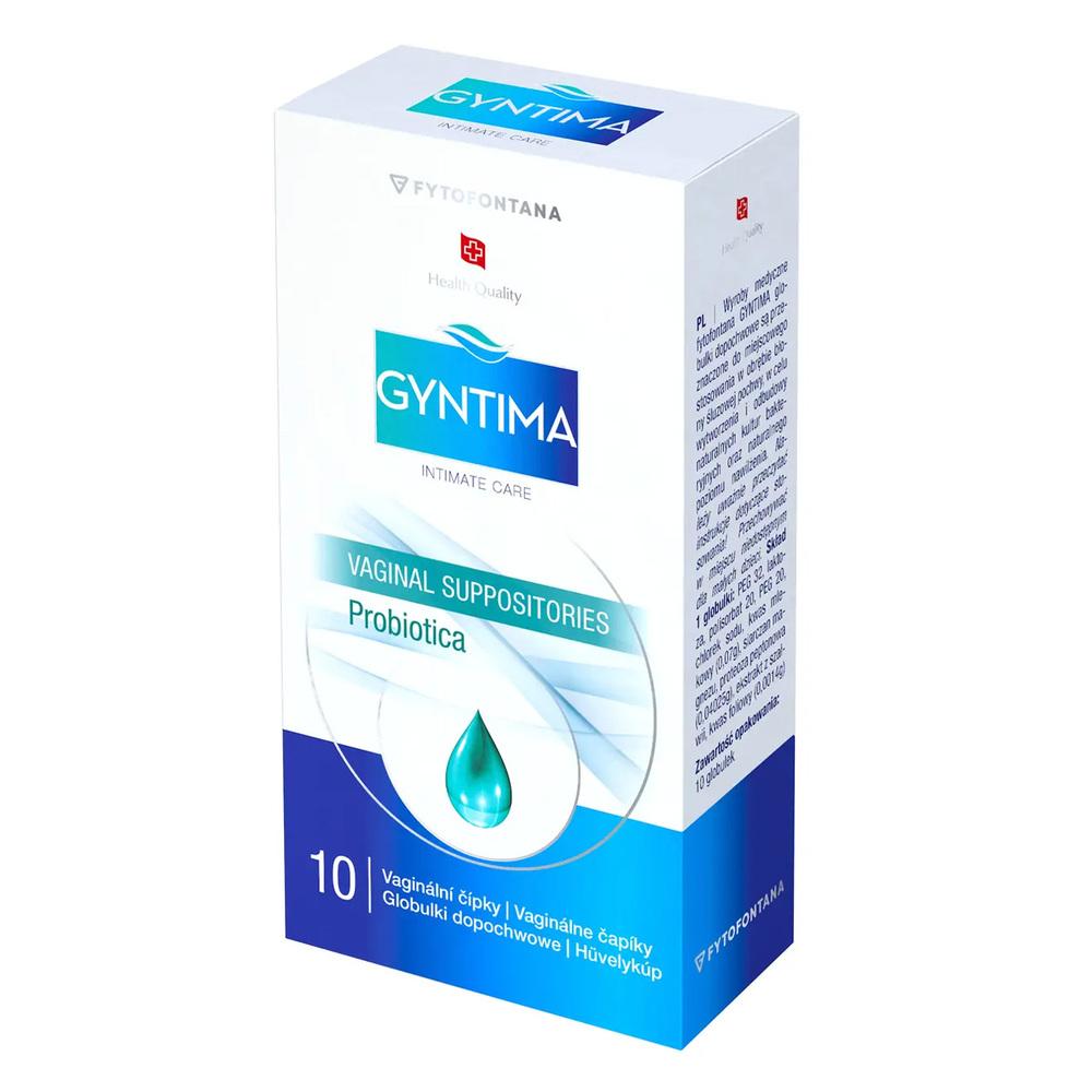 Gyntima vaginálne čapíky Probiotica 10 ks