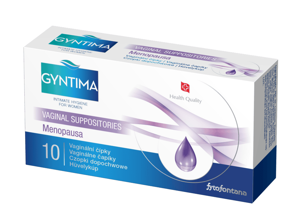 Gyntima Menopausa vaginálne čapíky 10 ks