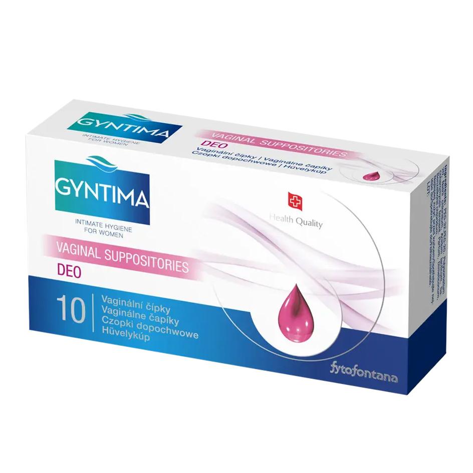 Gyntima Menopausa vaginálne čapíky 10 ks