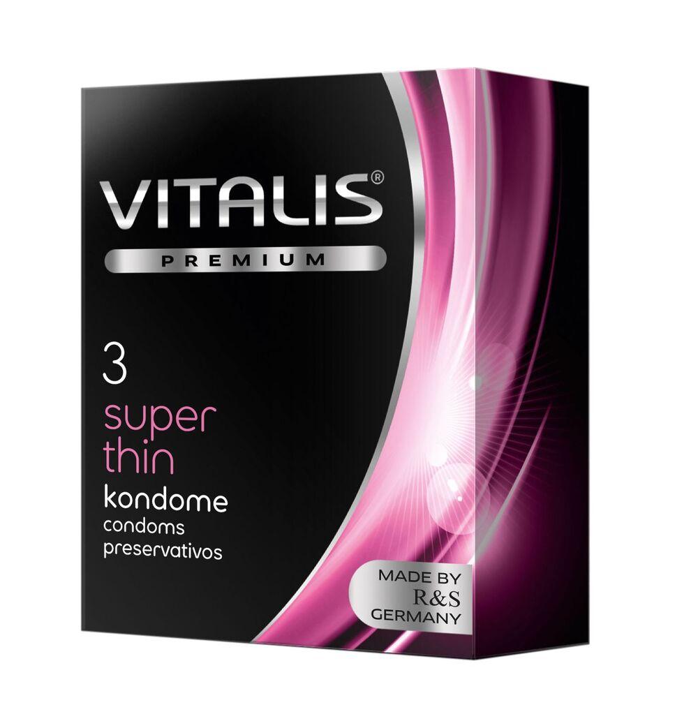 Vitalis Premium Super thin kondómy 3 ks Vitalis Premium Super thin kondómy 3 ks