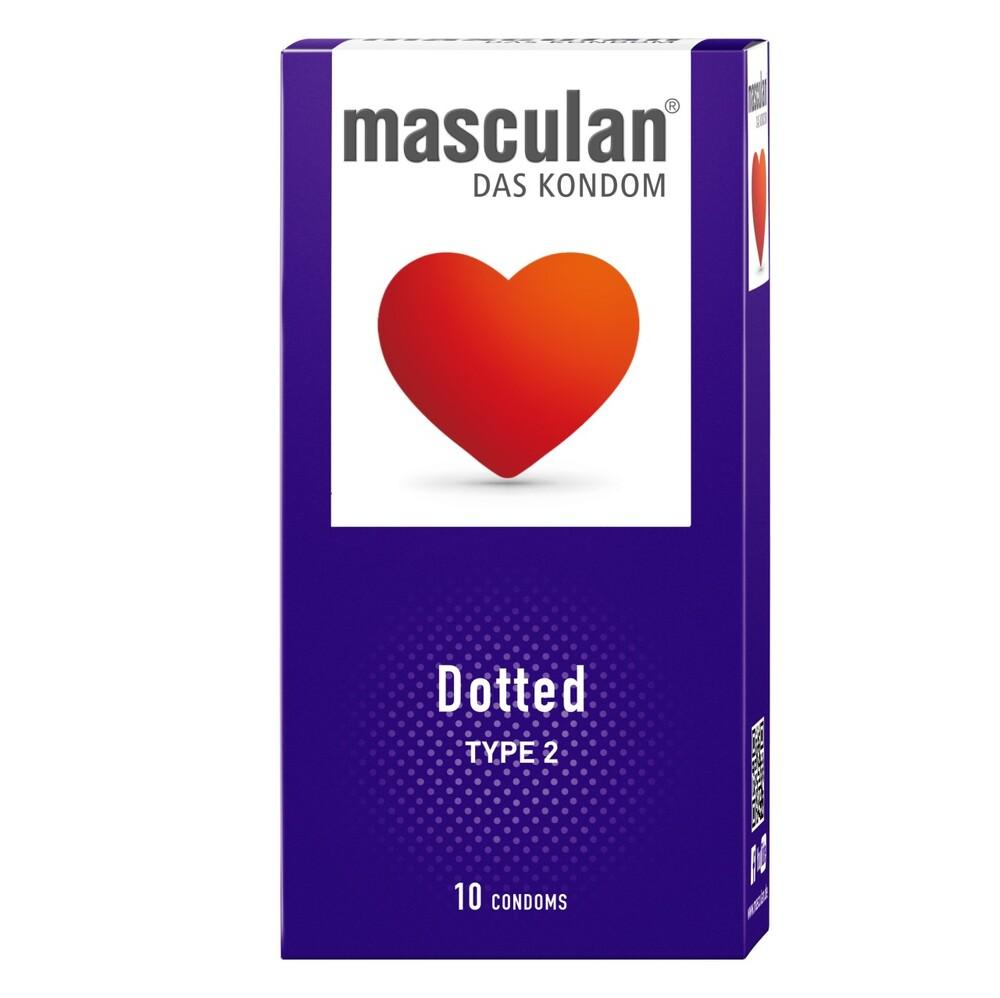 Masculan Dotted type 2 kondómy 10 ks